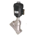 2/2 way Piston Operated Angle seat valves for neutral and aggressive liquids and gases KLJZF Series